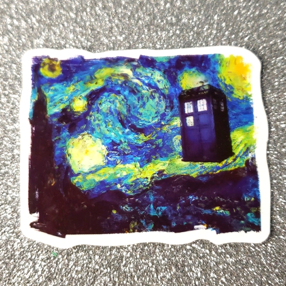 10/$10 DR. WHO Tardis waterproof sticker TV Show